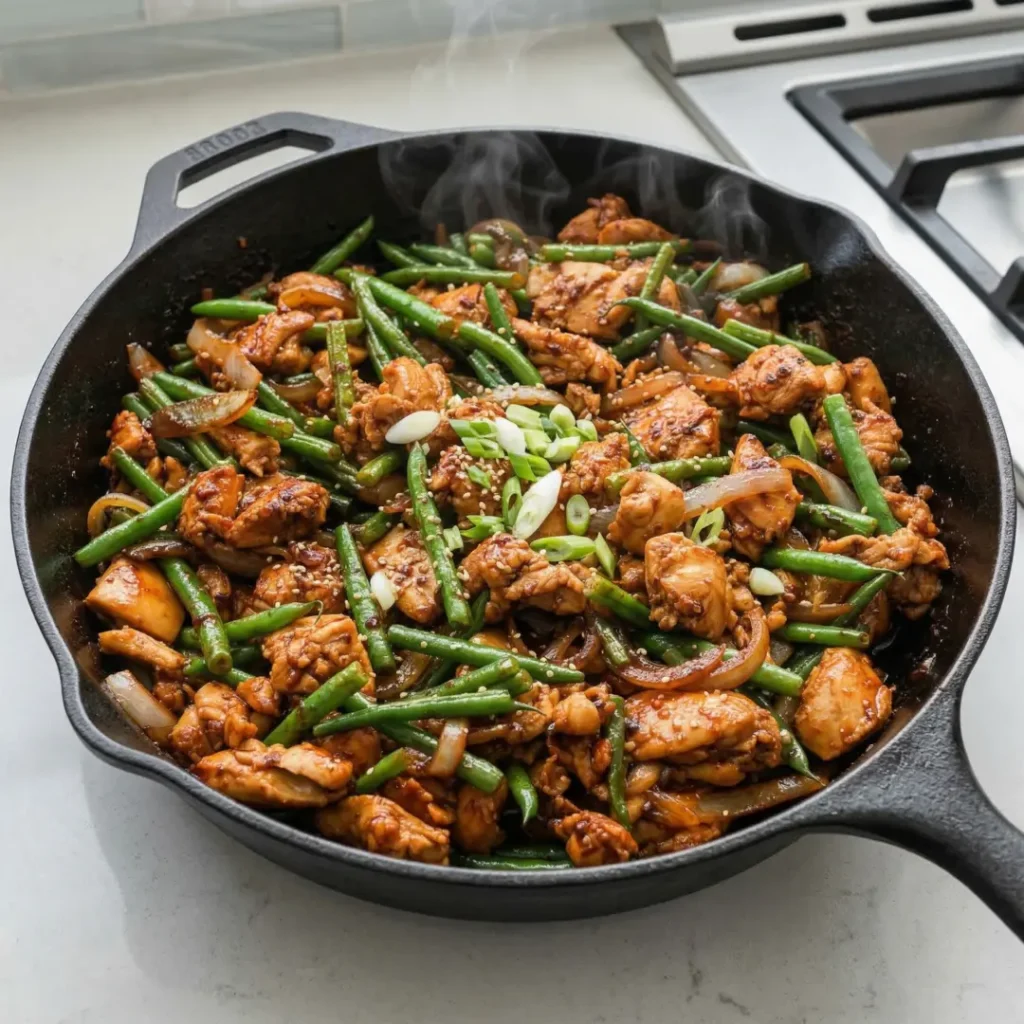 Chicken and Green Bean Stir Fry