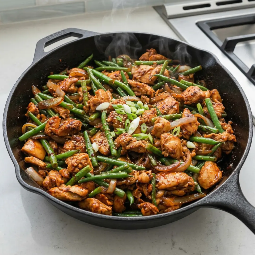 Chicken and Green Bean Stir Fry