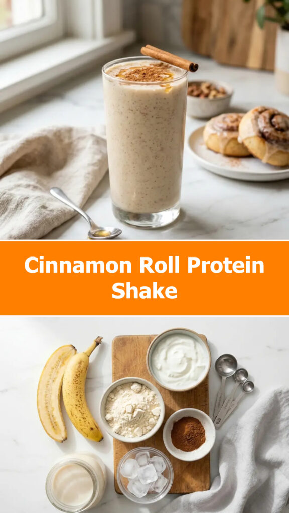 Cinnamon Roll Protein Shake