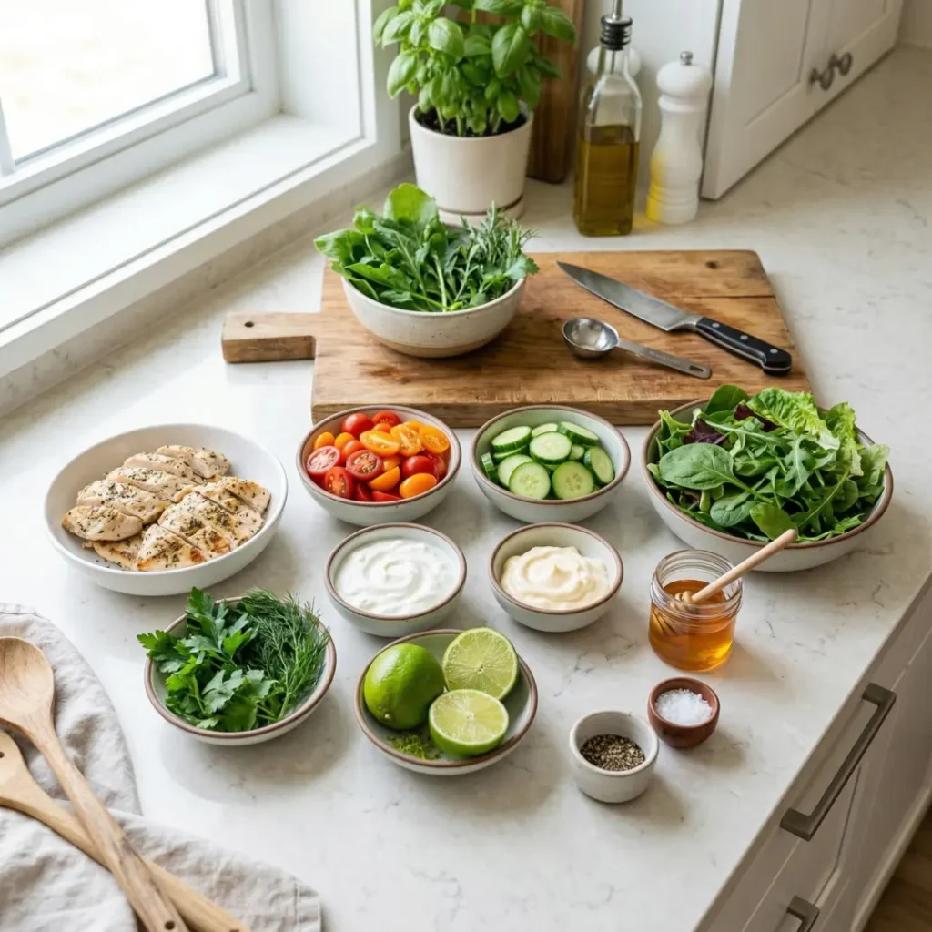 Ingredients Chicken Salad Bowl