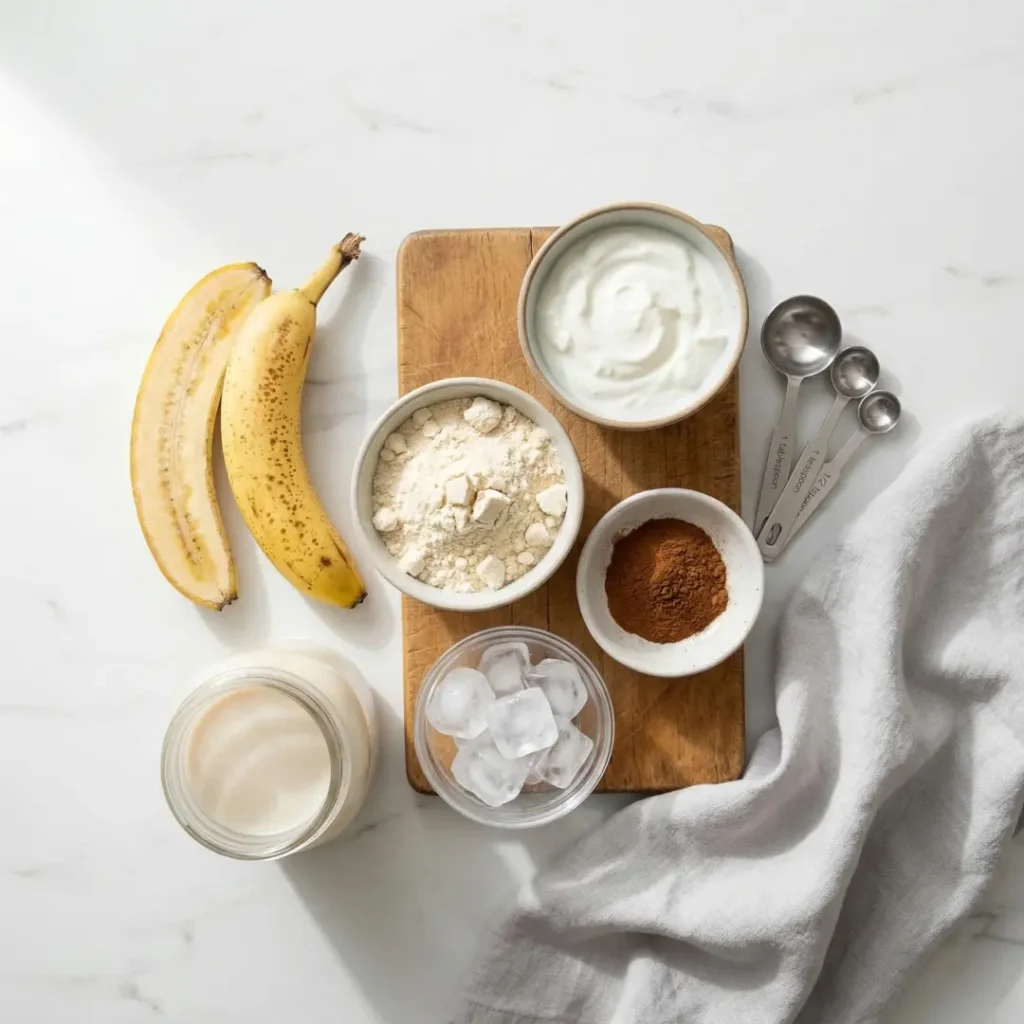 Ingredients Cinnamon Roll Protein Shake