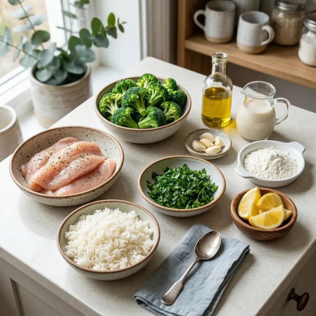 Ingredients Grilled Chicken Broccoli Bowls