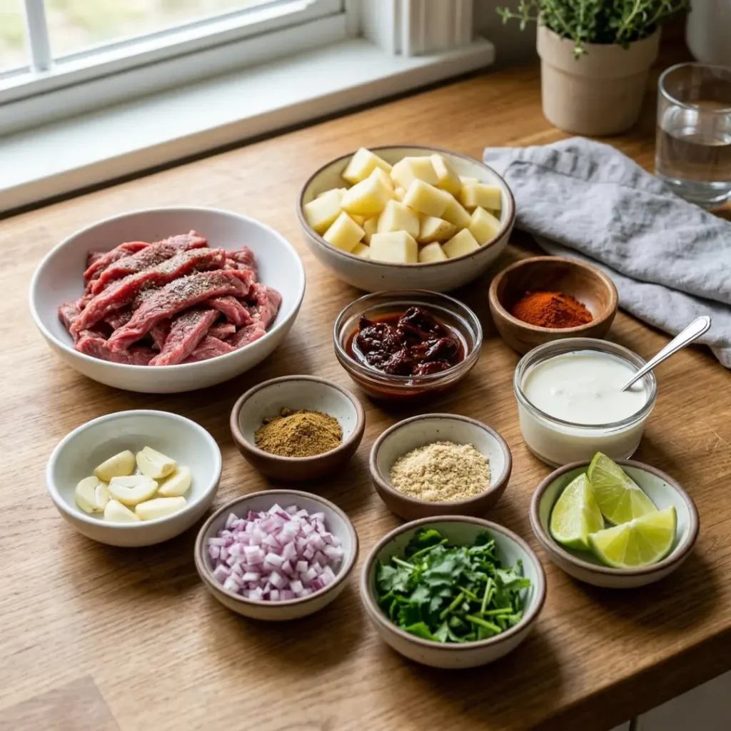 Ingredients High Protein Creamy Chipotle Steak Potato Meal Prep