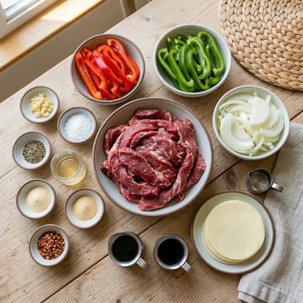 Ingredients Philly Cheesesteak Bowls