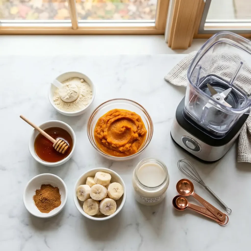 Ingredients Pumpkin Pie Smoothie
