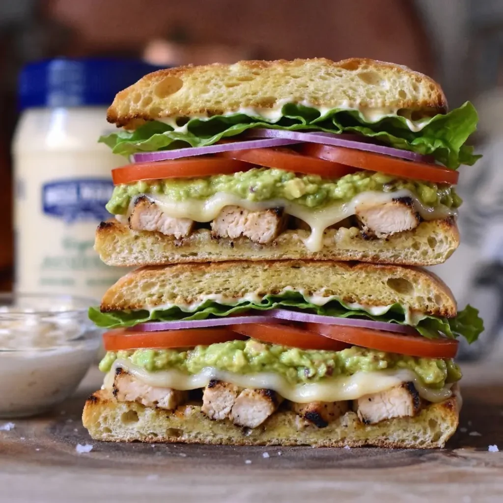 Loaded Chicken Avocado Sandwich