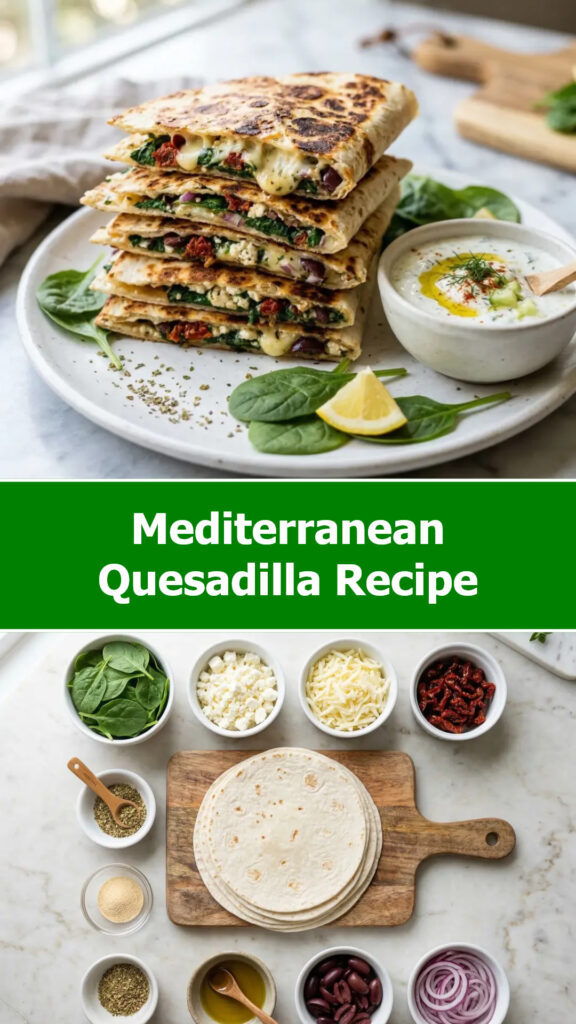 Mediterranean Quesadilla Recipe