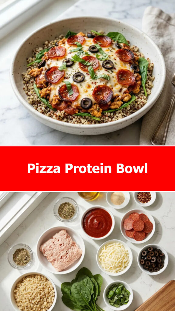 Pizza Protein Bowl