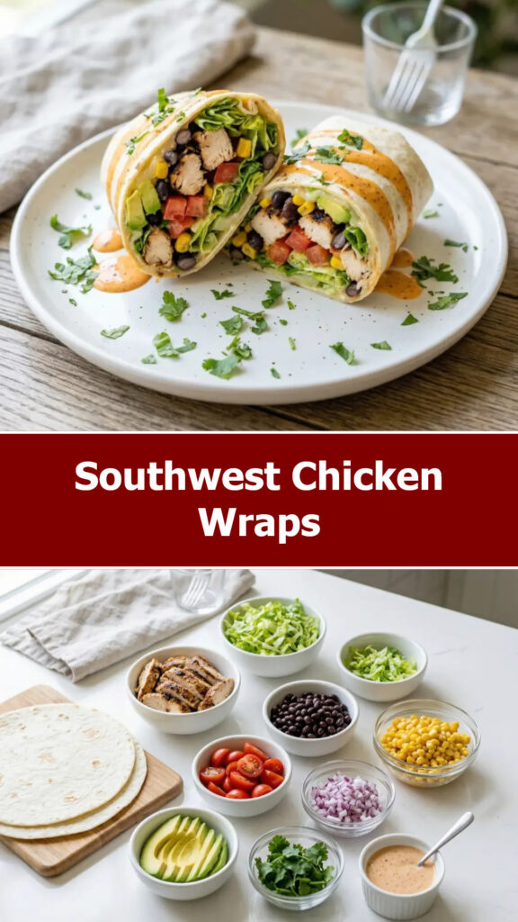Southwest Chicken Wraps