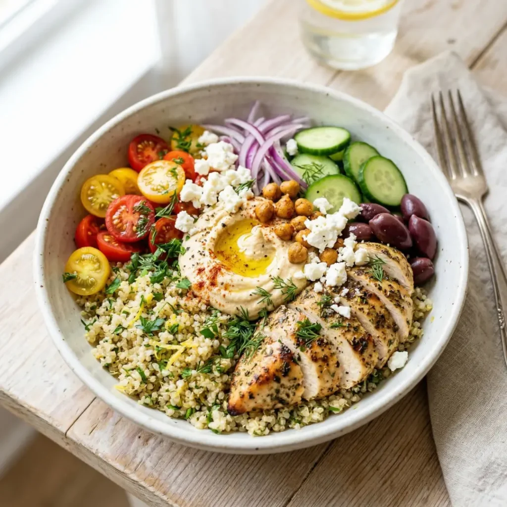 Sunny Greek Chicken Bowls
